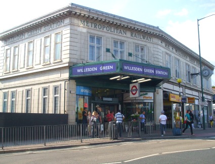 Willesden Green Tube Station, London